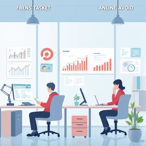 animated illustration of AI agents performing multiple tasks: analyzing data charts, sending emails, organizing schedules;