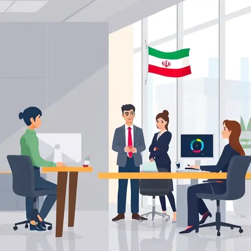 abstract illustration showing AI-