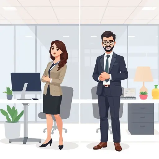 comparison chart illustration: