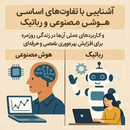 تفاوت هوش مصنوعی و رباتیک thumbnail