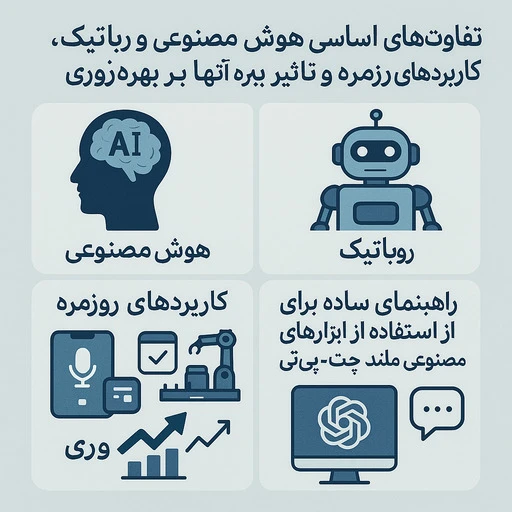 تفاوت هوش مصنوعی با رباتیک thumbnail