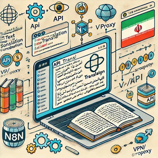 ترجمه متون در n8n با ای پی آی هوش مصنوعی thumbnail